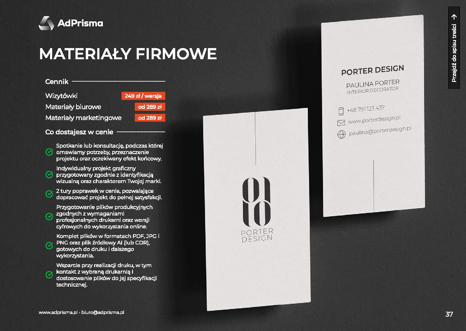 Portfolio AdPrisma – slajd 38